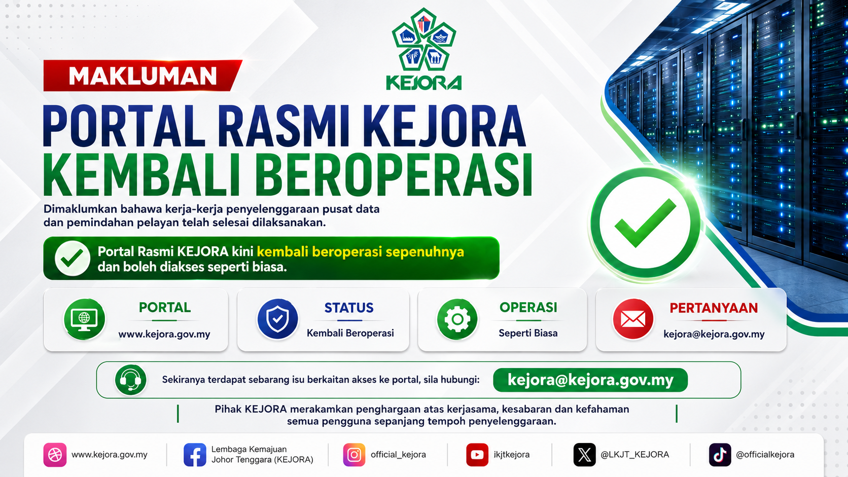 POSTER MAKLUMAN PORTAL